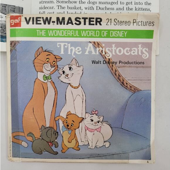 View‎ Master Vintage Lot Disney's Aristocats - Picture 8 of 11